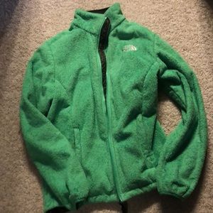 Green North face